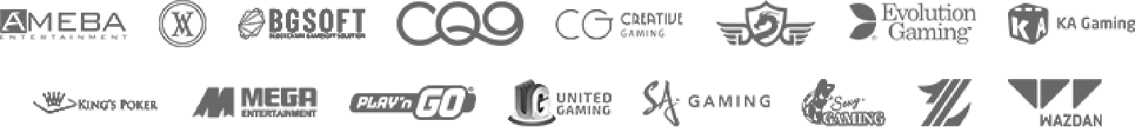 Game Providers, Partners