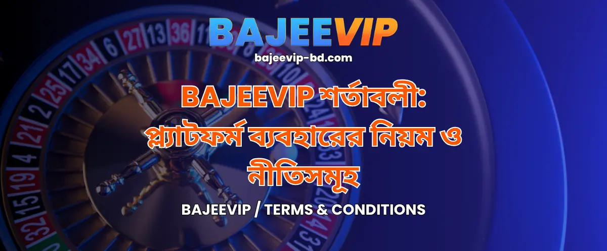 BAJEEVIP শর্তাবলী: প্ল্যাটফর্ম ব্যবহারের নিয়ম ও নীতিসমূহ
